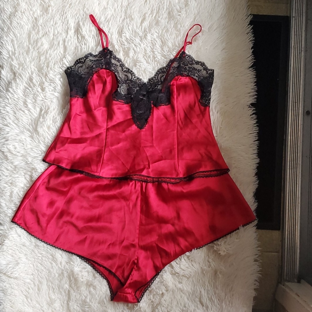 Victoria Secret Satin Cami Set Size M